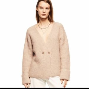 Zara wool and alpaca blend cardigan